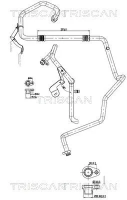 Przewód Klimatyzacji Opel, Renault, Nissan - TRISCAN (901010019)