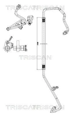 Przewód Klimatyzacji Opel, Renault - TRISCAN (901010028)