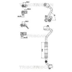 Przewód Klimatyzacji Bmw - TRISCAN (901011018)