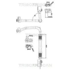 Przewód Klimatyzacji Mercedes C-Klasse 09-14 - TRISCAN (901023010)