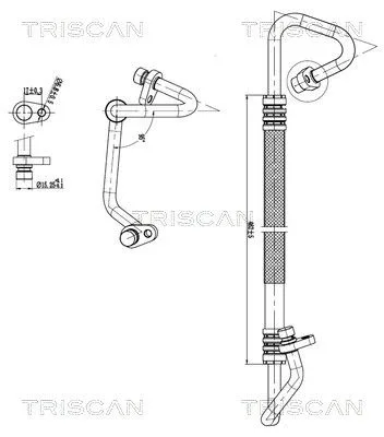 Przewód Klimatyzacji Renault - TRISCAN (901025024)