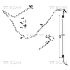 Przewód Klimatyzacji Renault - TRISCAN (901025038)