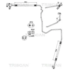Przewód Klimatyzacji Citroën, Peugeot, Fiat - TRISCAN (901028119)