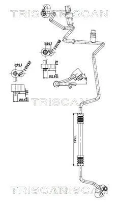 Przewód Klimatyzacji Vw - TRISCAN (901029003)