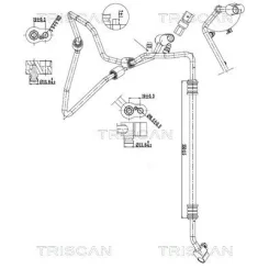 Przewód Klimatyzacji Vw - TRISCAN (901029043)