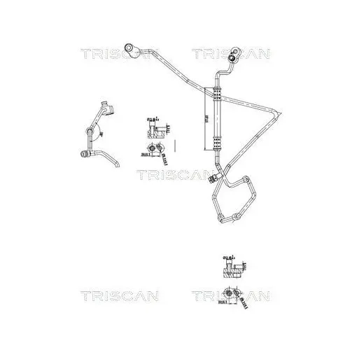 Przewód Klimatyzacji Vw, Audi, Skoda, Seat - TRISCAN (901029123)