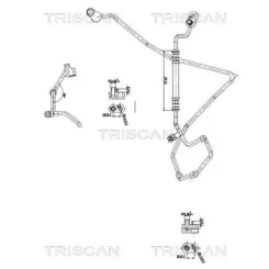 Przewód Klimatyzacji Vw, Audi, Skoda, Seat - TRISCAN (901029123)