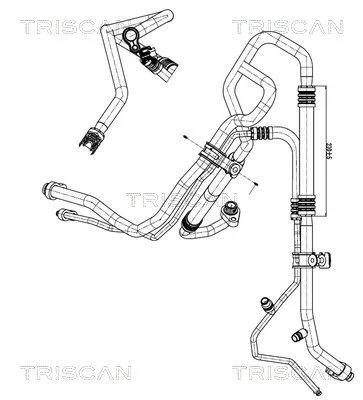 Przewód Klimatyzacji Tesla - TRISCAN (901081014)