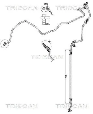 Przewód Klimatyzacji Opel - TRISCAN (901024007)