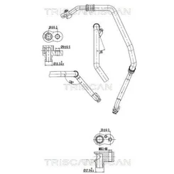 Przewód Klimatyzacji Audi - TRISCAN (901029055)