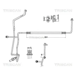 Przewód Klimatyzacji Vw, Skoda - TRISCAN (901029033)