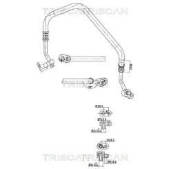 Przewód Klimatyzacji Audi - TRISCAN (901029072)