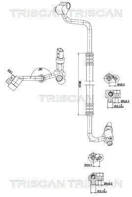 Przewód Klimatyzacji Vw - TRISCAN (901029108)