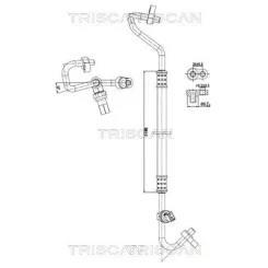 Przewód Klimatyzacji Tesla - TRISCAN (901081001)