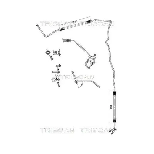 Przewód Klimatyzacji Mercedes-Benz - TRISCAN (901023015)