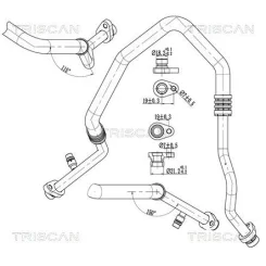 Przewód Klimatyzacji Renault - TRISCAN (901025027)