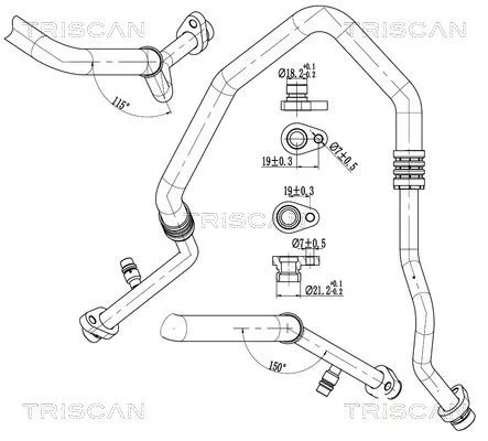 Przewód Klimatyzacji Renault - TRISCAN (901025027)