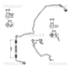 Przewód Klimatyzacji Audi - TRISCAN (901029052)
