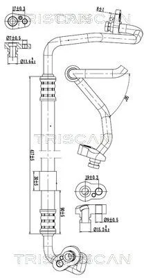 Przewód Klimatyzacji Vw - TRISCAN (901029056)