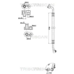 Przewód Klimatyzacji Vw, Skoda, Seat - TRISCAN (901029076)