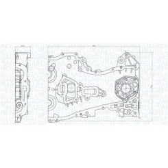Pompa Oleju Opel Astra 1.4 04- - MAGNETI MARELLI (OP0156)