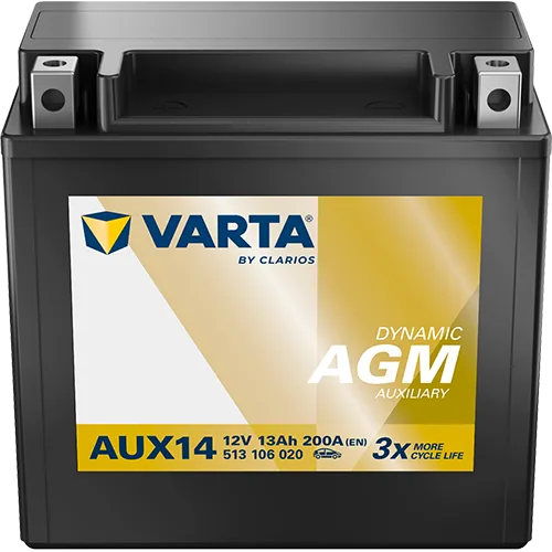 Akumulator 12V 13Ah/200A  150X87X146 Dynamic Aux - VARTA (513106020K262)