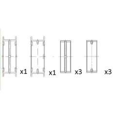 Panewki Gł. Land Rover 2.7Td Std - FAI AutoParts (BM1013-STD)