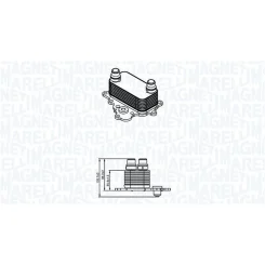 Chłodnica Oleju Fiat Freemont 2.0Jtd 11- - MAGNETI MARELLI (RO0047)