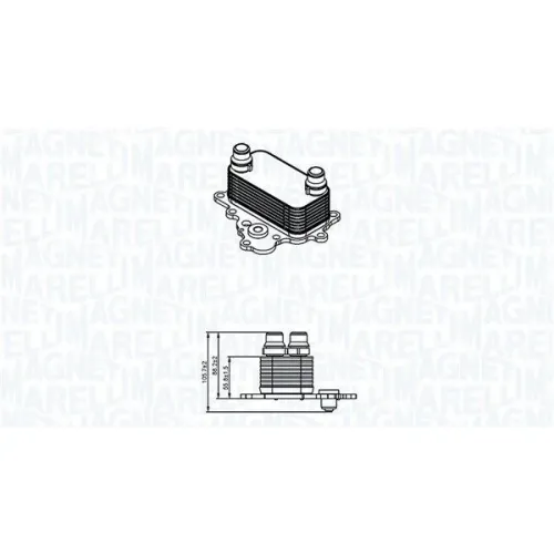 Chłodnica Oleju Fiat Freemont 2.0Jtd 11- - MAGNETI MARELLI (RO0047)