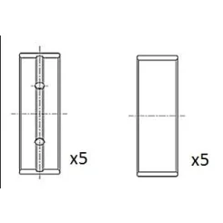 Panewki Gł. Renault 2.0Dci - FAI AutoParts (BM1058-STD)