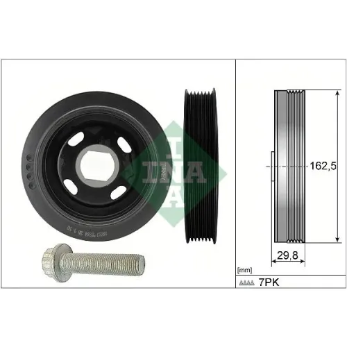 Szíjtárcsa Készlet, Forgattyús Tengely - Schaeffler INA (544017920)