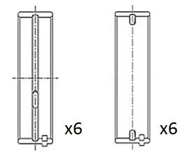 Panewki Gł. Vw 2.2/2.5/2.5Tdi Std Kpl. - FAI AutoParts (BM1060-STD)
