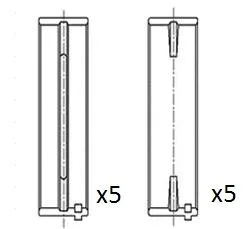 Panewki Gł. Kia 2.5Crdi Std - FAI AutoParts (BM1066-STD)