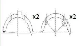 Panewki Dyst. Db 2.0/2.3/2.6/2.8/3.0/3.2 Std - FAI AutoParts (BT3011-STD)