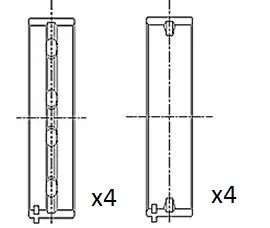 Panewki Gł. Vw 2.5Tdi/2.8 Std Kpl. - FAI AutoParts (BM1017-STD)