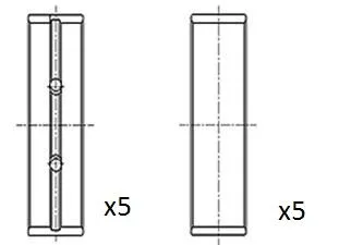 Panewki Gł. Toyota 1.6/1.8/2.0 Std - FAI AutoParts (BM1112-STD)