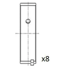 Panewki Kor. Toyota 2.5D/3.0D Std - FAI AutoParts (BB2011-STD)