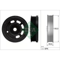 Koło Pasowe Wału Korbowego Vw 1,0Tsi - Schaeffler INA (544017210)