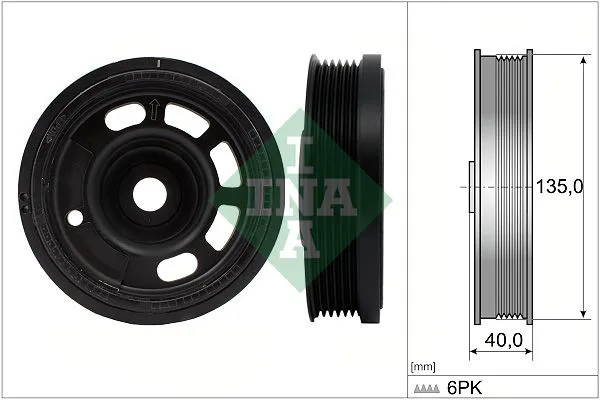Koło Pasowe Wału Korbowego Vw 1,0Tsi - Schaeffler INA (544017210)