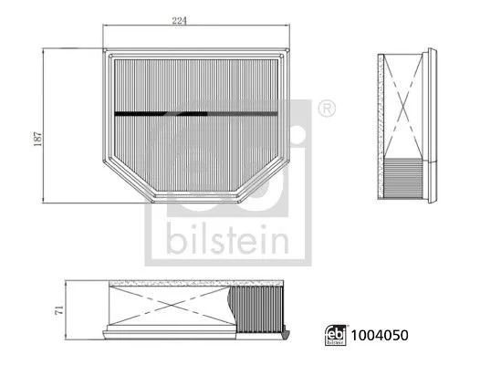 Filtr Powietrza Audi A5,A6 07.24- - FEBI BILSTEIN (FE1004050)