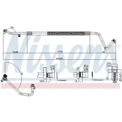 Przewód Klimatyzacji Renault Captur I (J5_, H5_) (13-), Renault Clio Iv (Bh_) (12-) - NISSENS (NIS84079)