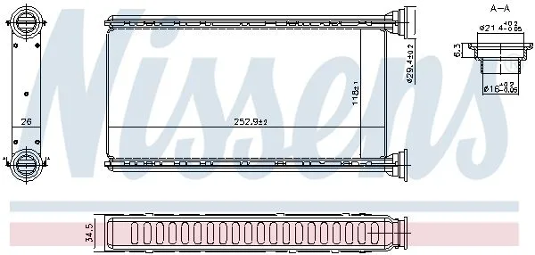 Nagrzewnica Subaru Impreza 1,5-2,0 13- - NISSENS (NIS707288)