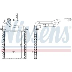 Nagrzewnica Toyota Avensis 1,6-2,4 03- - NISSENS (NIS707191)