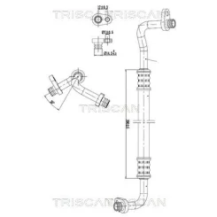 Przewód Klimatyzacji Peugeot 307 00-09 - TRISCAN (901028055)