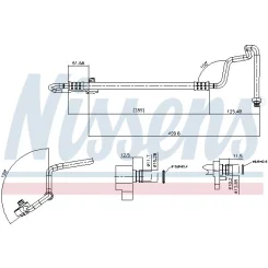 Przewód Klimatyzacji Vw- Load Up (121, 122, Bl1, Bl2) (16-), Vw- Up (121, 122, Bl1, Bl2, Bl3, 123 - NISSENS (NIS84086)
