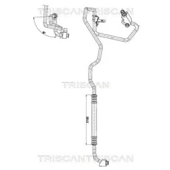 Przewód Klimatyzacji Fiat Panda 1.2 03- - TRISCAN (901015005)