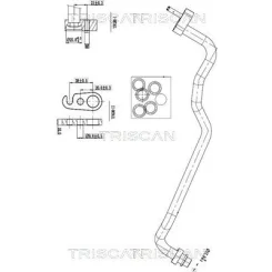 Przewód Klimatyzacji Ford Fiesta Vi 08-17 - TRISCAN (901016018)