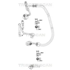 Przewód Klimatyzacji Ford Transit 12-23 - TRISCAN (901016052)