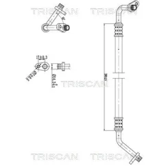 Przewód Klimatyzacji Fiat Scudo 1.6D 07-16 - TRISCAN (901028032)