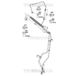 Przewód Klimatyzacji Peugeot 207 06- - TRISCAN (901028090)